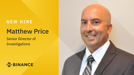 Former IRS-CI Special Agent Matthew Price joins Binance as Senior Director of Investigations