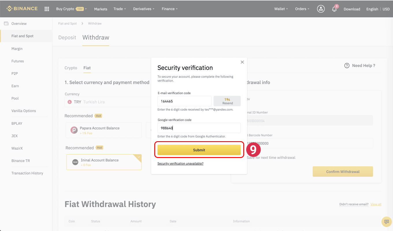 Wie man TRY auf Binance über ININAL einzahlt/abhebt Wie man TRY auf Binance über ININAL einzahlt/abhebt
