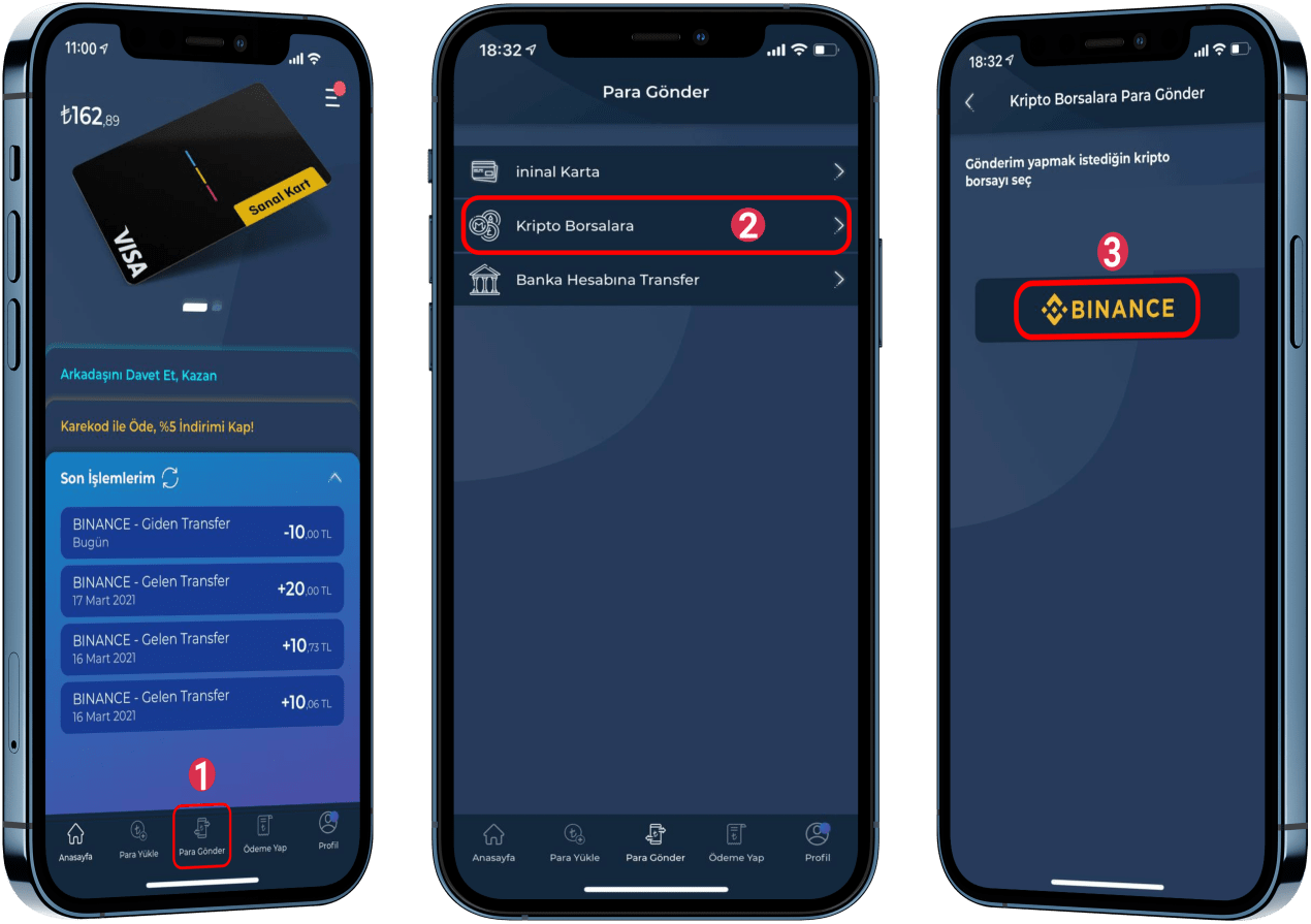 Wie man TRY auf Binance über ININAL einzahlt/abhebt Wie man TRY auf Binance über ININAL einzahlt/abhebt