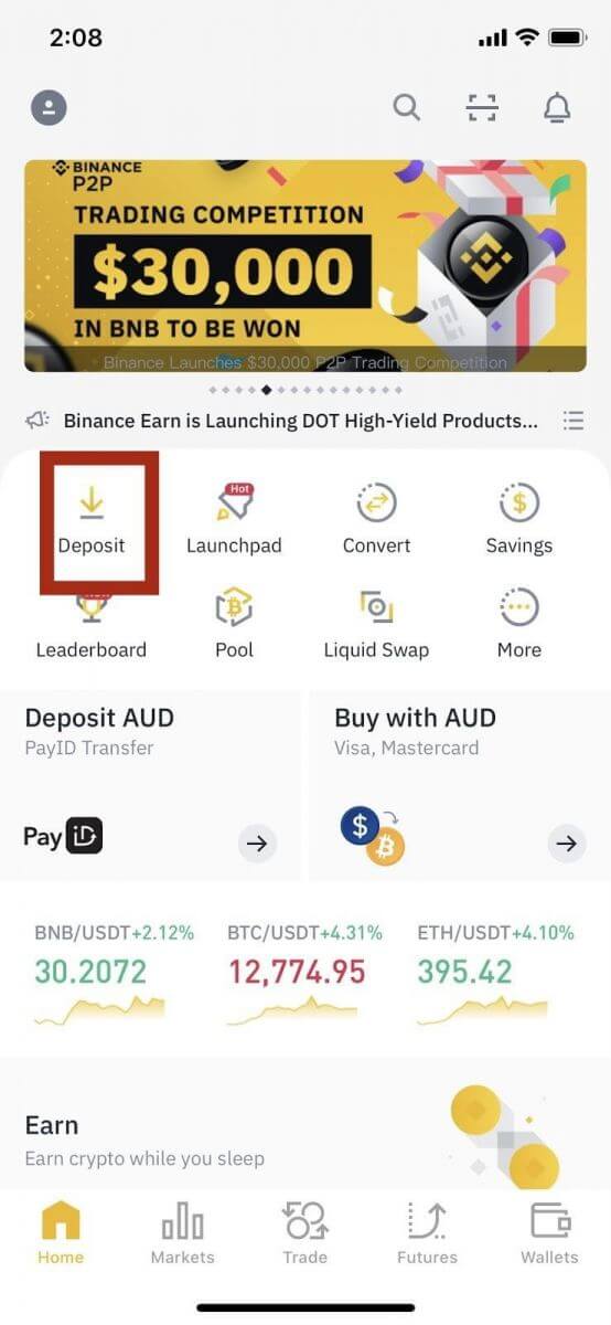 Gửi và rút Naira (NGN) trên Binance thông qua ứng dụng web và di động Gửi và rút Naira (NGN) trên Binance thông qua ứng dụng web và di động