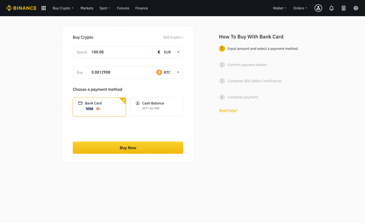 Wie man Krypto auf Binance verkauft und kauft Wie man Krypto auf Binance verkauft und kauft