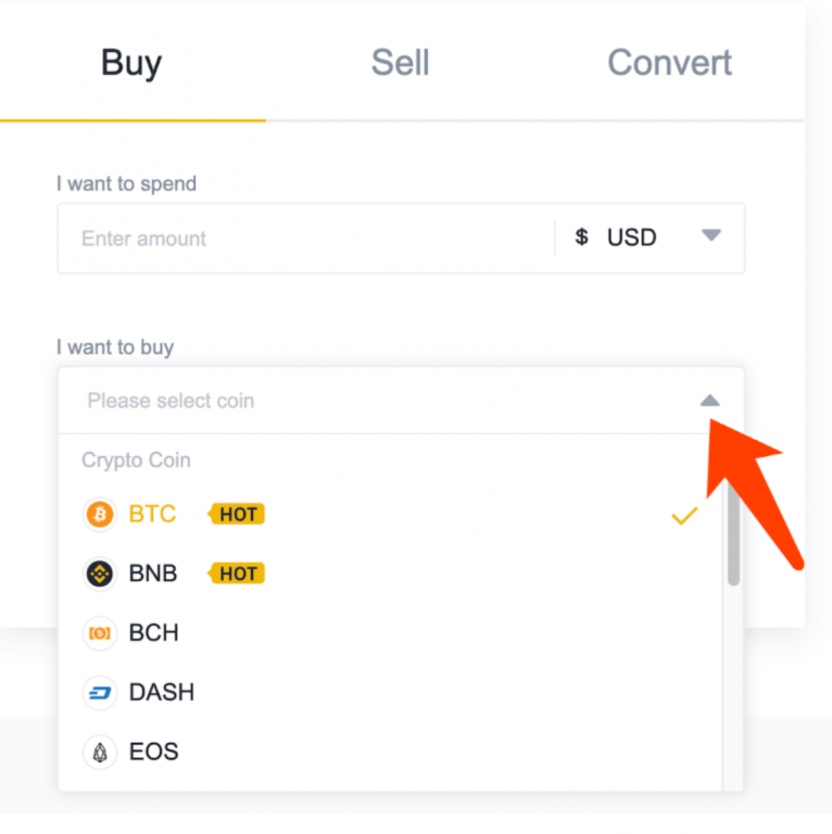 Binance 에서 USD로 암호 화폐를 구매하는 방법 Binance 에서 USD로 암호 화폐를 구매하는 방법