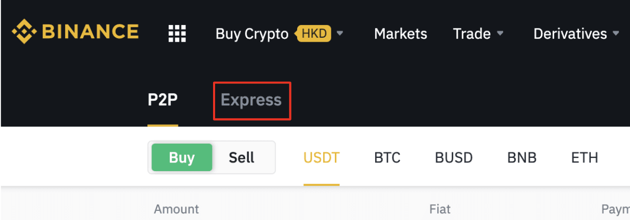 So kaufen Sie Crypto / Sell Crypto in der Binance P2P Express Zone über das Web und die Mobile App So kaufen Sie Crypto / Sell Crypto in der Binance P2P Express Zone über das Web und die Mobile App