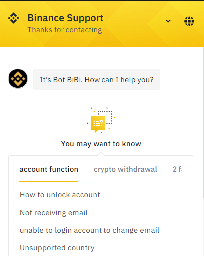 Binance सपोर्ट से कैसे संपर्क करें Binance सपोर्ट से कैसे संपर्क करें