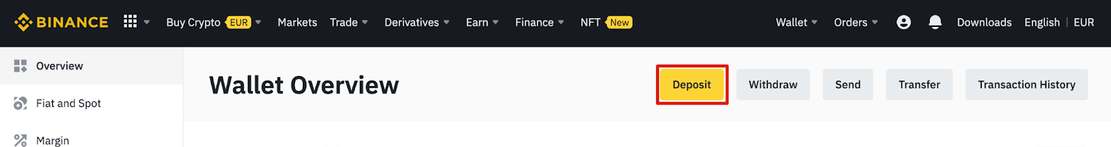 How to Login and Deposit on Binance