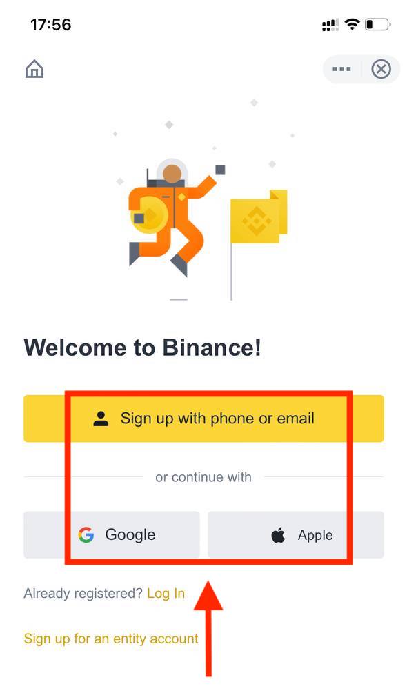 Kako odpreti račun in nakazati denar v Binance Kako odpreti račun in nakazati denar v Binance