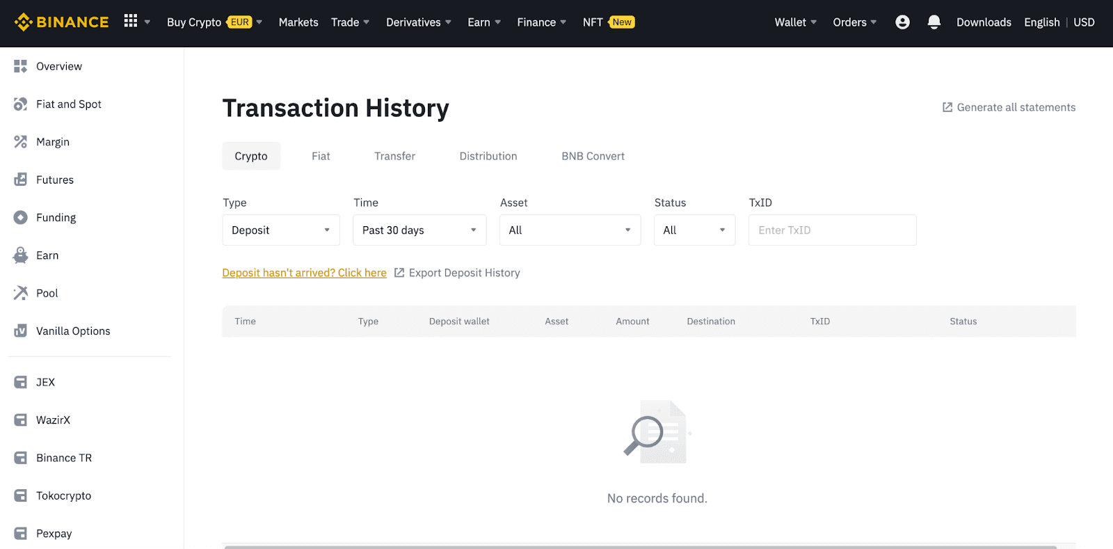 Kako odpreti račun in nakazati denar v Binance Kako odpreti račun in nakazati denar v Binance