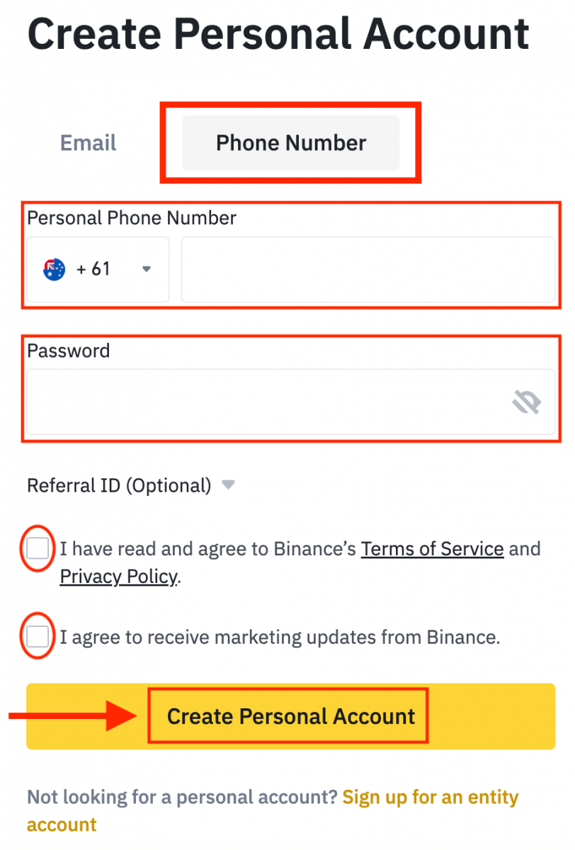 Kako odpreti račun in nakazati denar v Binance Kako odpreti račun in nakazati denar v Binance