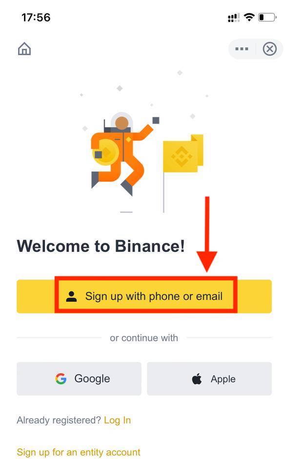 Kako odpreti račun in nakazati denar v Binance Kako odpreti račun in nakazati denar v Binance