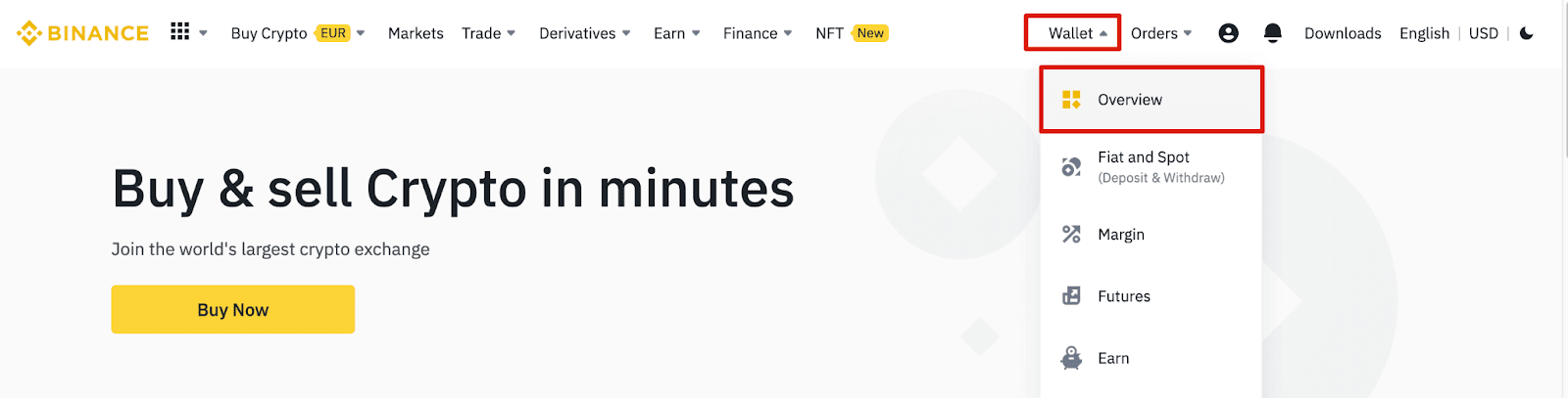 Kako odpreti račun in nakazati denar v Binance Kako odpreti račun in nakazati denar v Binance