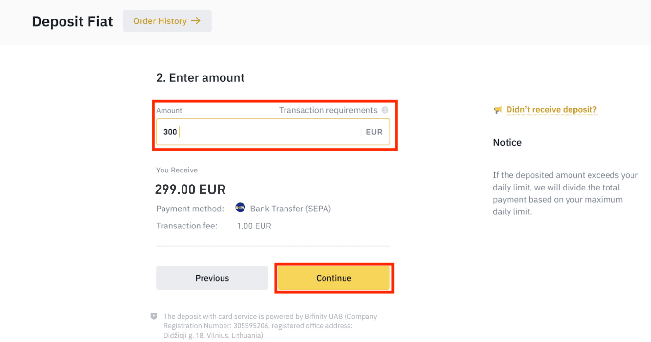 Kako odpreti račun in nakazati denar v Binance Kako odpreti račun in nakazati denar v Binance