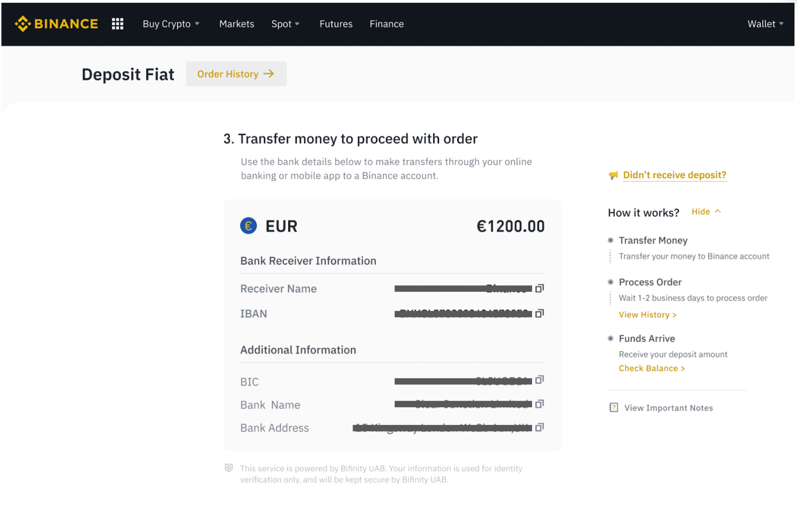 Kako odpreti račun in nakazati denar v Binance Kako odpreti račun in nakazati denar v Binance