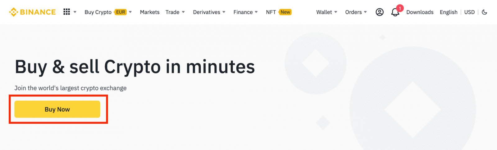 Kako odpreti račun in nakazati denar v Binance Kako odpreti račun in nakazati denar v Binance