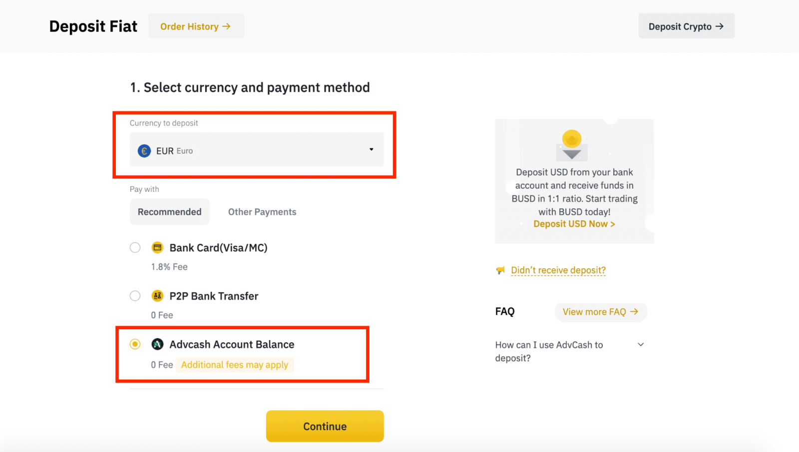 Kako odpreti račun in nakazati denar v Binance Kako odpreti račun in nakazati denar v Binance