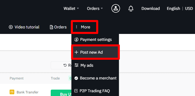 Com publicar anuncis de negociació P2P a Binance Com publicar anuncis de negociació P2P a Binance