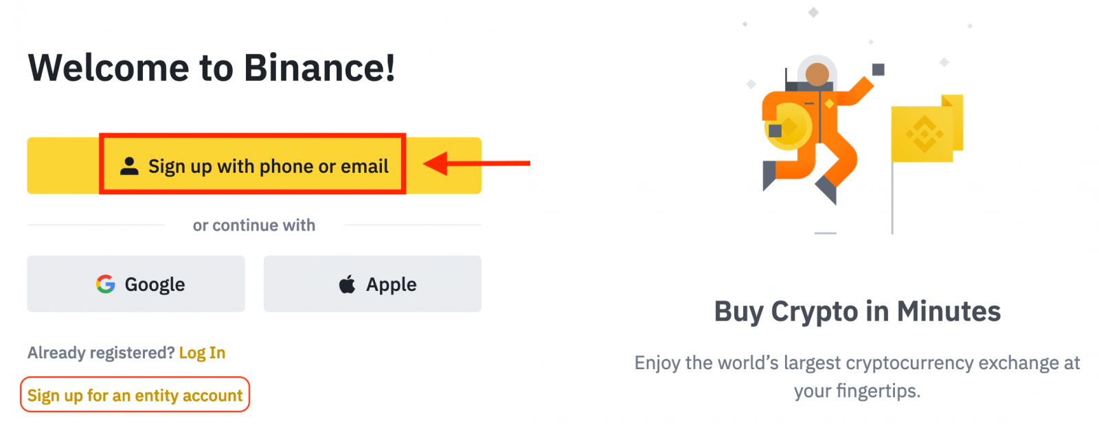 Cum să vă înregistrați și să verificați contul în Binance Cum să vă înregistrați și să verificați contul în Binance