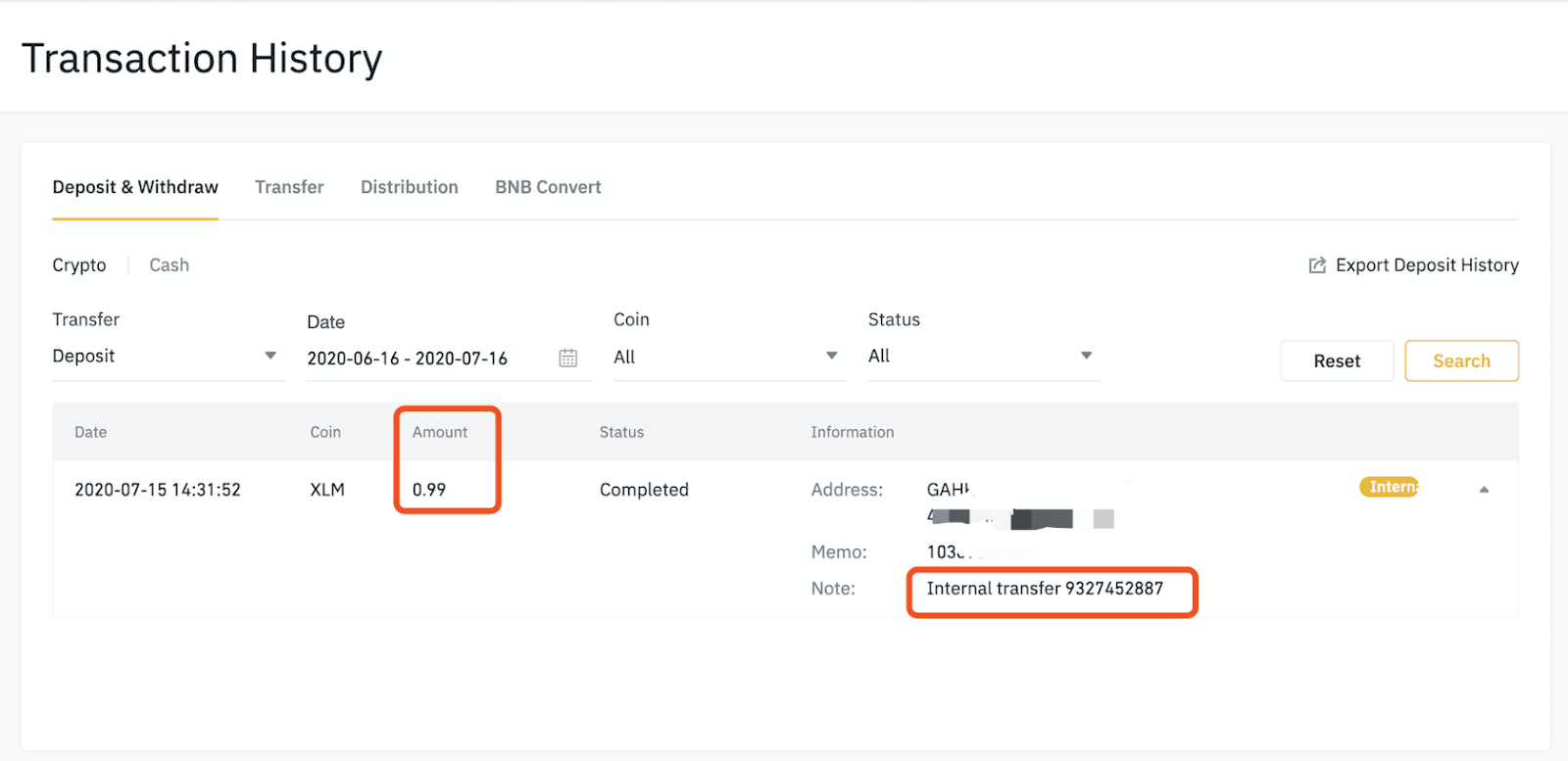 Making an Internal Transfer witin Binance Making an Internal Transfer witin Binance